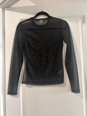 45-TNA Brooklyn mesh sheer long sleeve  SMALL- perfect for festivals